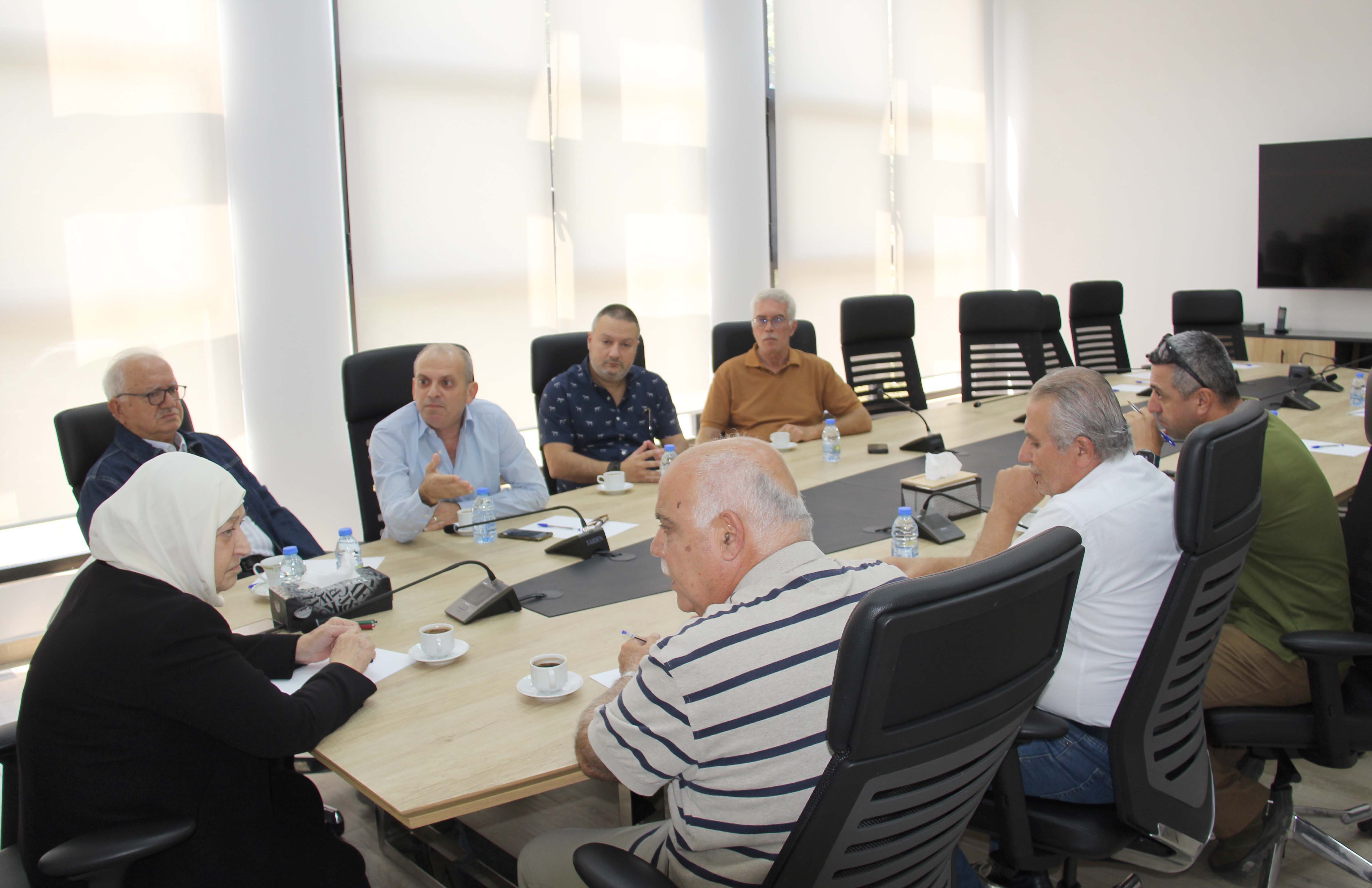 بهية الحريري تلتقي النائب رستم والقنصل رحال ونديم حداد و" لجنة تجار حسبة صيدا"