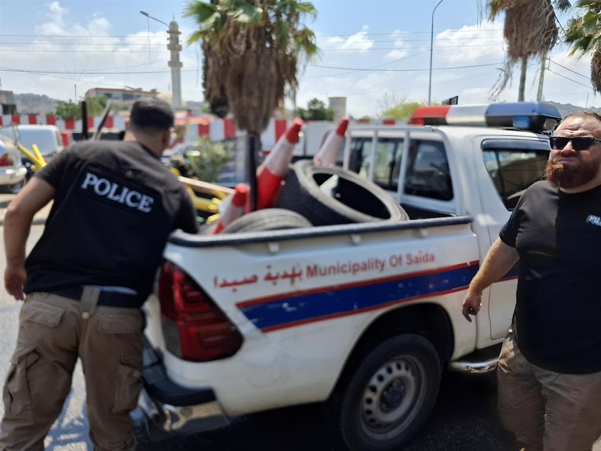 بلدية صيدا: شرطة البلدية تواصل إزالة المخالفات والتعديات على الأملاك العامة