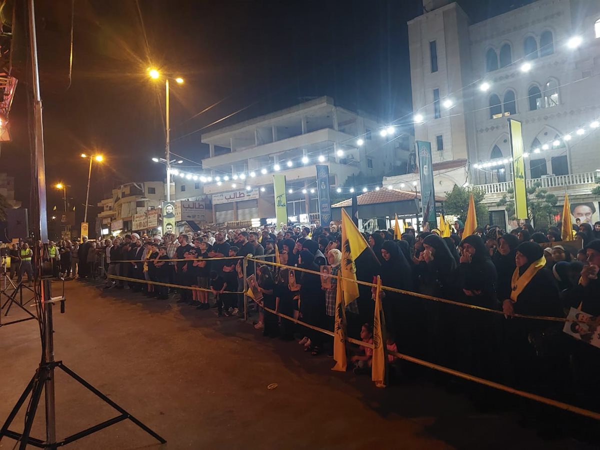 حزب الله نظم نشاط ليلة مع السيد أحياء لذكراه في حارة صيدا