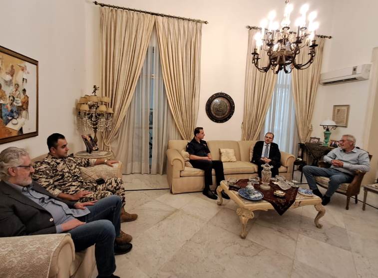 النائب البزري يلتقي العقيد حلاوي ويُشيد بدور الأمن العام في صيدا والجنوب