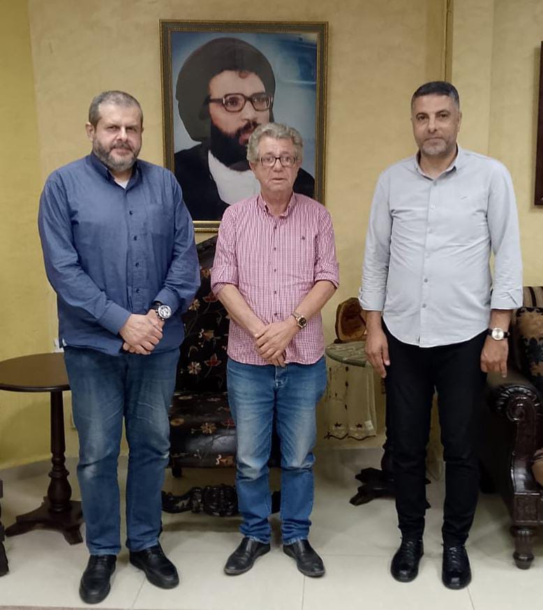 حزب الله في صيدا عرض مع د.عماد سعيد الأوضاع العامة