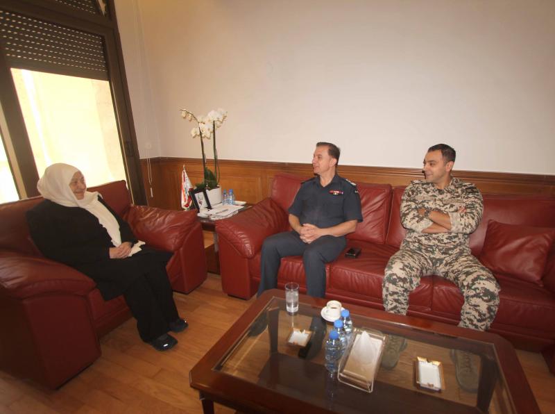 بهية الحريري تلتقي سليم خوري والعقيدين حلاوي ونهرا وتتابع مع زوارها شؤونا عامة