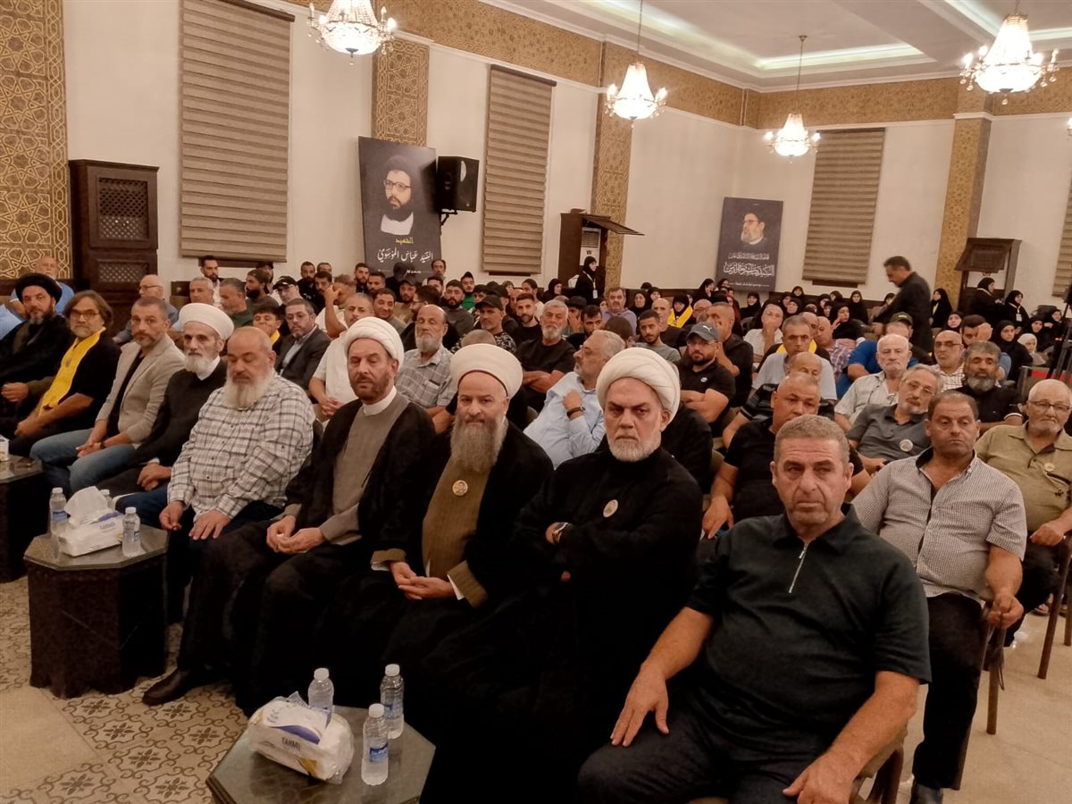 حزب الله أحيا ذكرى السيدين نصرالله وصفي الدين بمهرجان خطابي في حارة صيدا