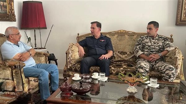 أسامة سعد يستقبل العقيد علي حلاوي بمناسبة توليه مهامه الجديدة