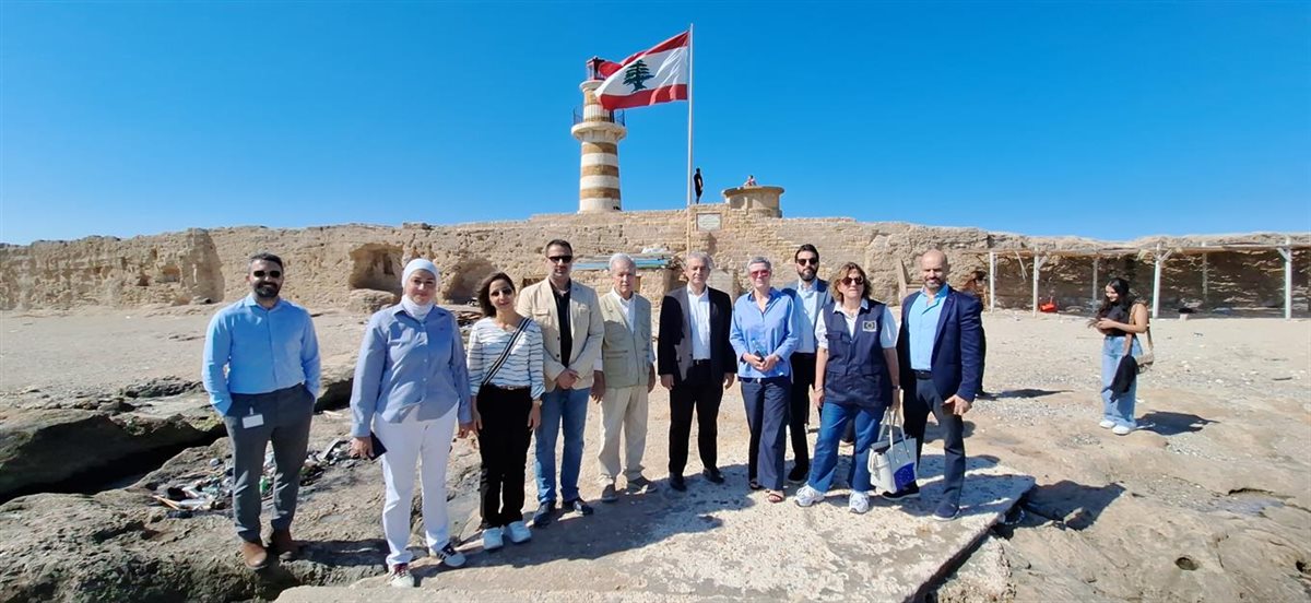 رئيس بلدية صيدا حجازي إستقبل سفيرة الإتحاد الأوروبي دو وال وتفقدا سويا مرفق الزيرة البحري وبحثا سبل تطويرة سياحيا وبيئيا