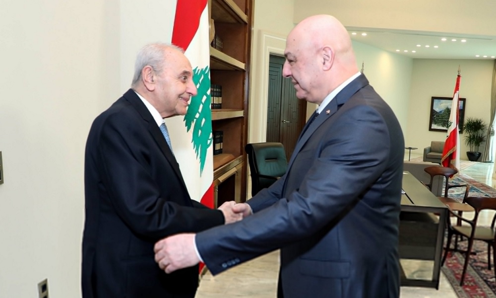 برّي في بعبدا الإثنين