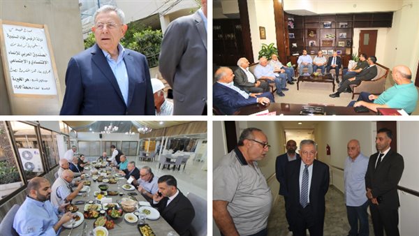 الرئيس السنيورة تفقد مبنى 'النارنج' وجمعية جامع البحر وصفدية أولم تكريماُ له بمشاركة شخصيات صيداوية