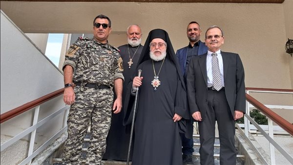 البزري يستقبل المطران كفوري والعميد ضاهر ويبحث معهما الأوضاع في الجنوب