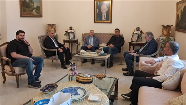 النائب البزري يلتقي السفير الفلسطيني محمد الأسعد