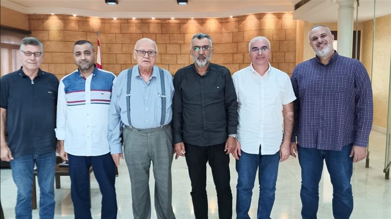 المهندس محمد السعودي يستقبل وفداً من إعلاميي صيدا