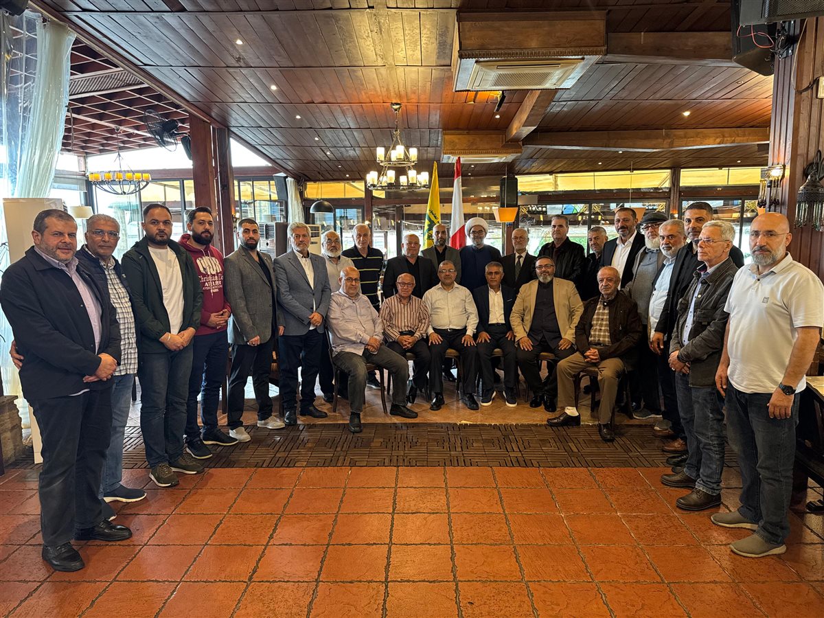 حزب الله نظم لقاء تكريميا لمخاتير مدينة صيدا