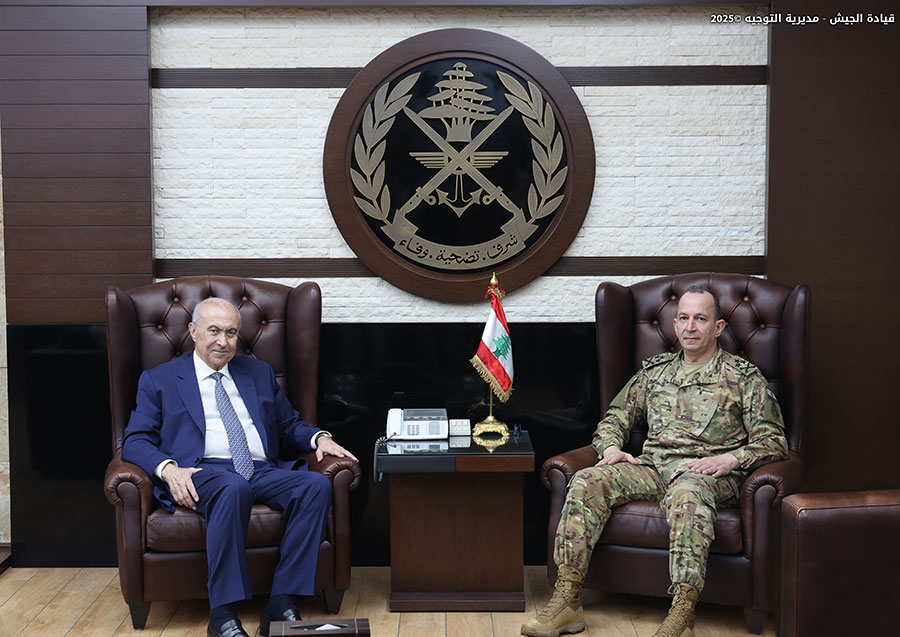 استقبالات العماد قائد الجيش