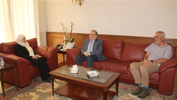 السيدة بهية الحريري تستقبل د.عبد الرحمن البزري