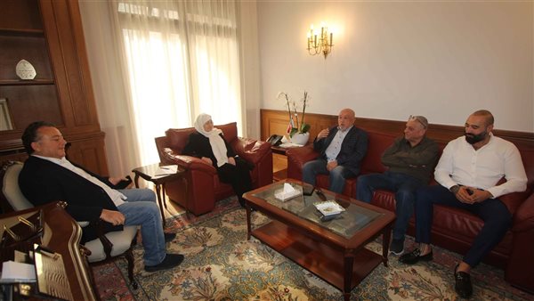 بهية الحريري تستقبل وفد نادي الفتيان الرياضي – صيدا برئاسة أحمد المصري