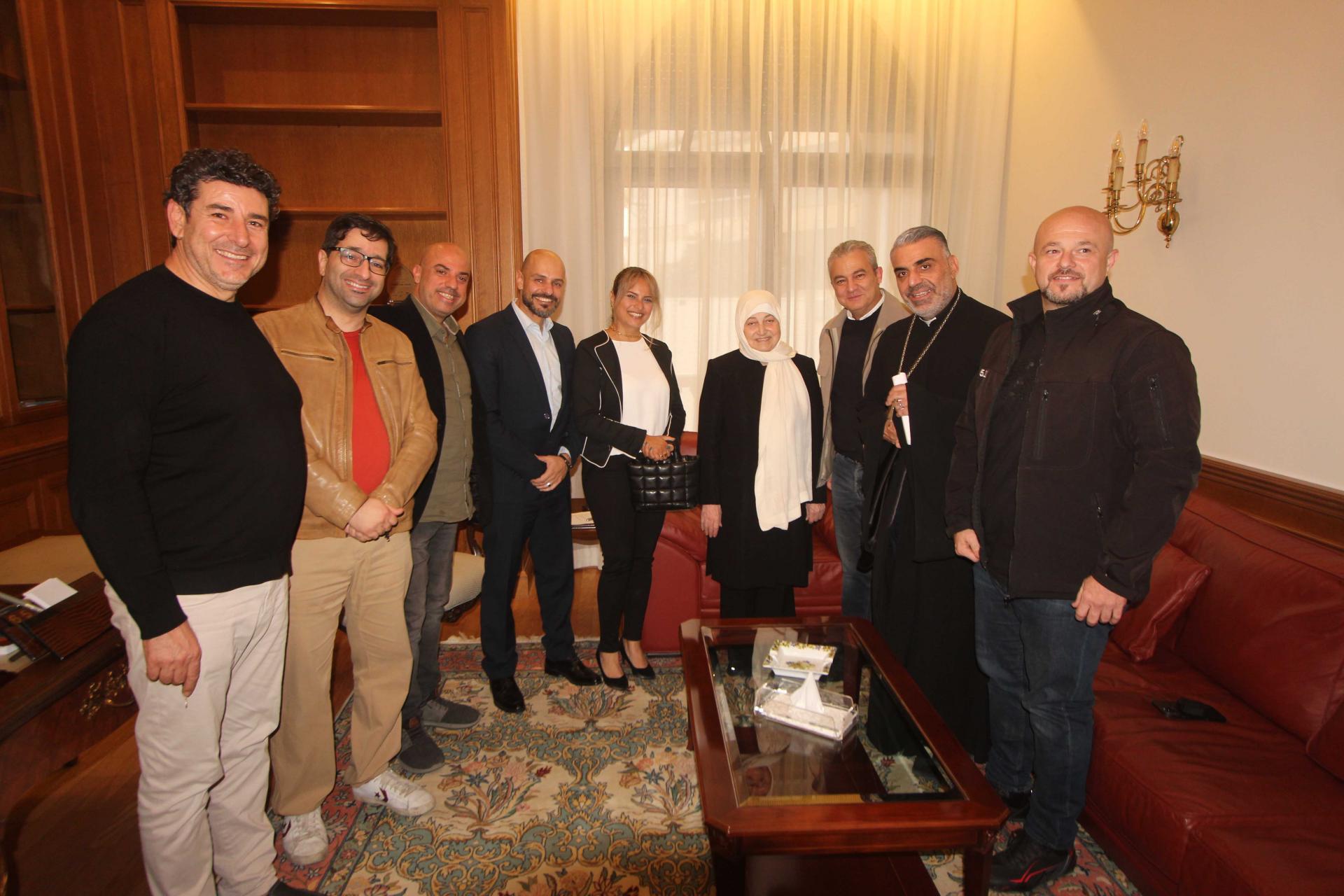 بهية الحريري تتابع مع بلدية صيدا أوضاع المدينة والتحضيرات لـ" مهرجان الميلاد "