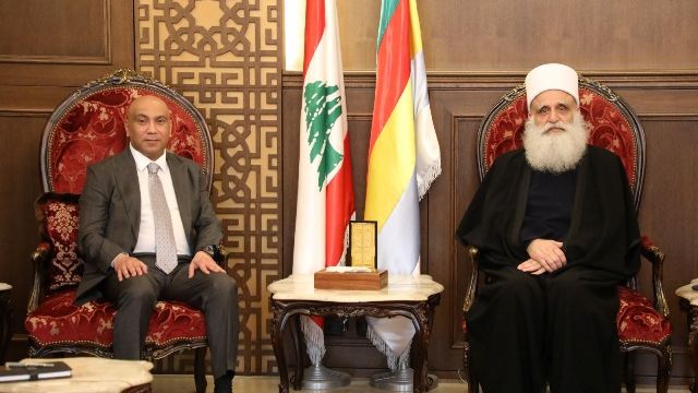 شيخ العقل التقى السفير الكويتي وهنأ الحاج بتعيينه مدعيا عاما تمييزيا  الشرجي: لتحصين لبنان وتعزيز قيام دولته