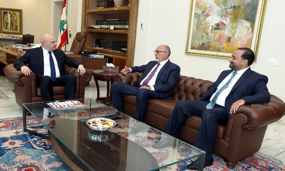 عون يبحث مع الدويهي تفعيل الدولة والاستحقاقات الوطنية