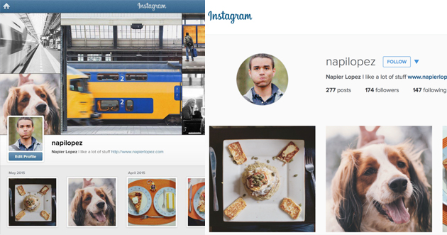 إنستغرام تطرح تصميماً جديداً لواجهتها على الويب