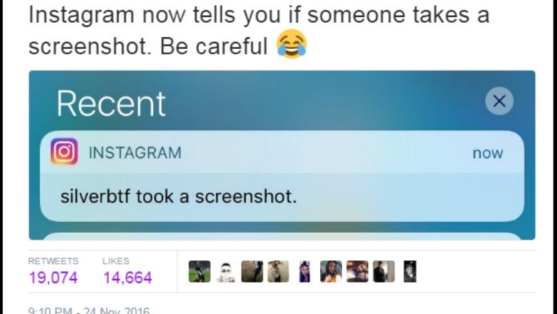 إنستغرام يكشف من يقوم بـ"screenshot" لقصصك