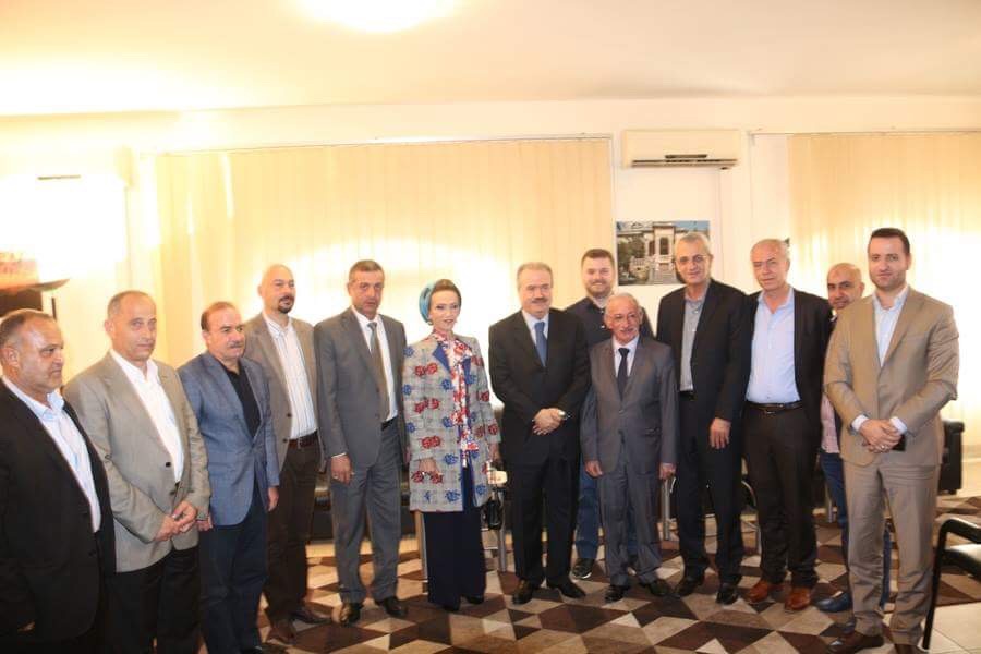 عقيلة رئيس مجلس النواب السيدة رندة عاصي بري زارت مكتب الماكينة الانتخابية لحركة امل في مدينة النبطية