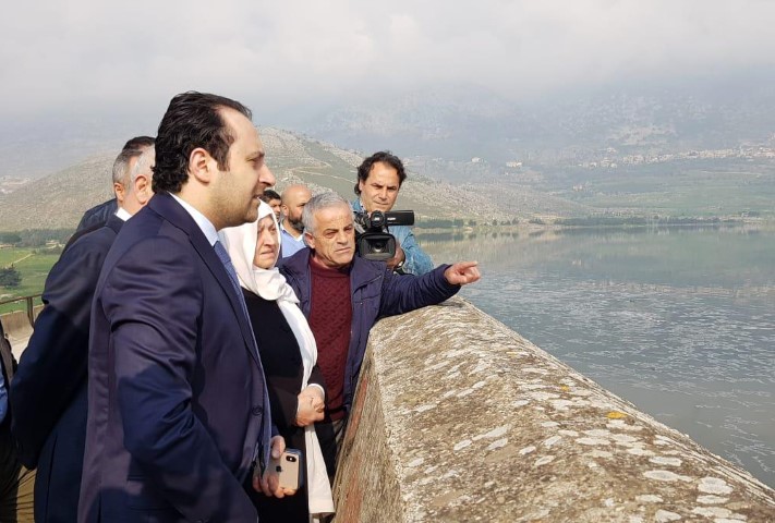 بهية الحريري تفقدت سد وبحيرة القرعون واطلقت الليطاني أولاً: قضية نهر الليطاني قضية وطنية ويحتاج جهود الجميع لإنقاذه من التلوث