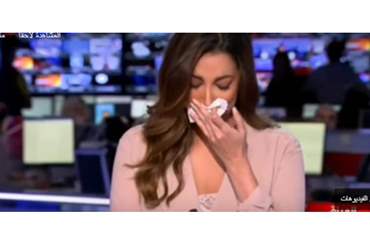 بالفيديو:"شاهد انهيار مذيعة العربيه بعد اذاعه خبر وفاة نجوى قاسم