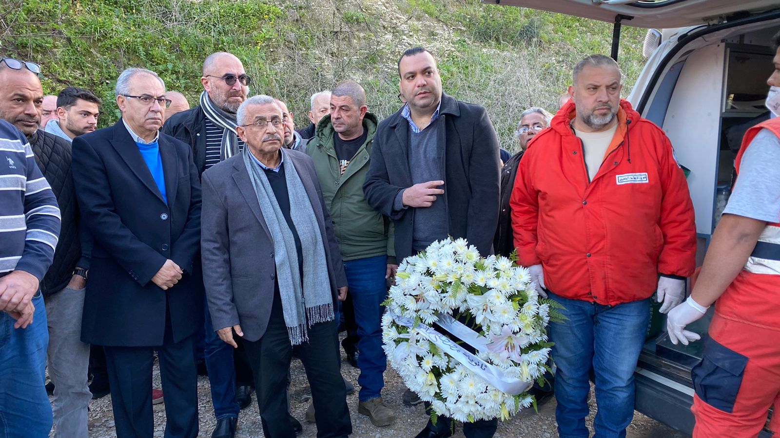 بالصور : تشييع المناضل الدكتور "عصمت القواص" إلى مثواه الأخير