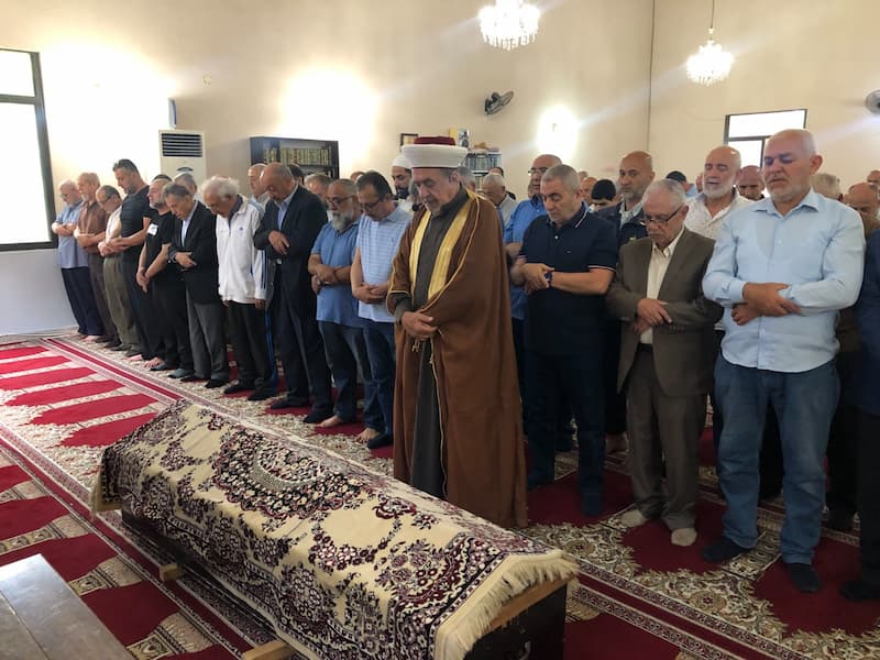 تشييع الحاجة أسما السنيورة في صيدا.. والدة زوجة المفتي سوسان