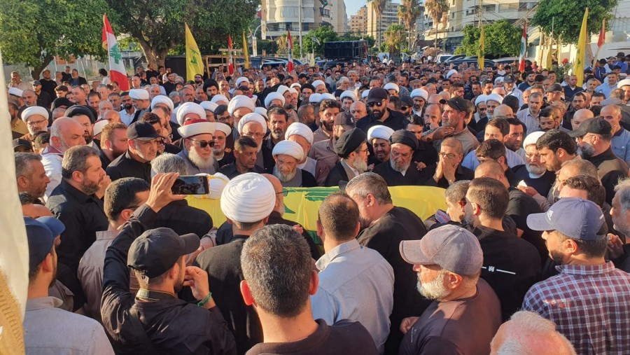 تشييع حاشد في صيدا للعلامة الشيخ عفيف النابلسي بحضور شخصيات رسمية ودينية وشعبية