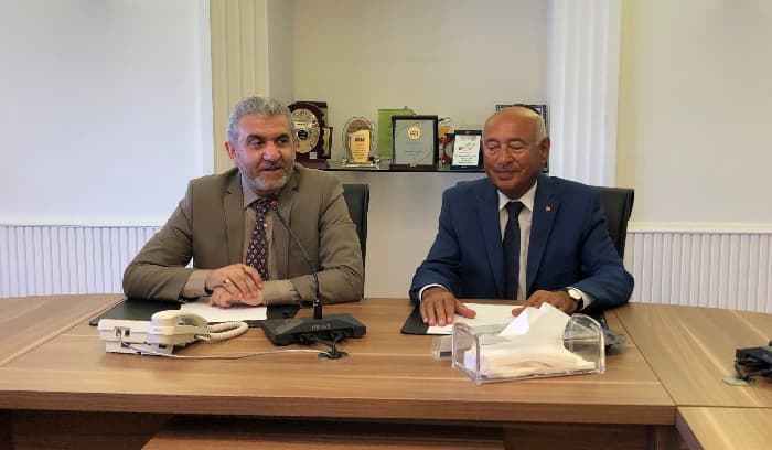 وزير العمل في حكومة تصريف الأعمال مصطفى بيرم زار غرفة صيدا والجنوب