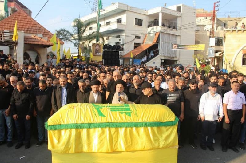 حزب الله وأهالي الغازية شيعوا الفقيد مصطفى الرز