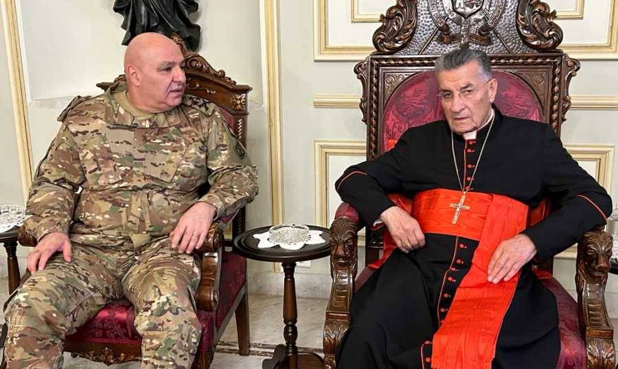 البطريرك الراعي يلتقي قائد الجيش