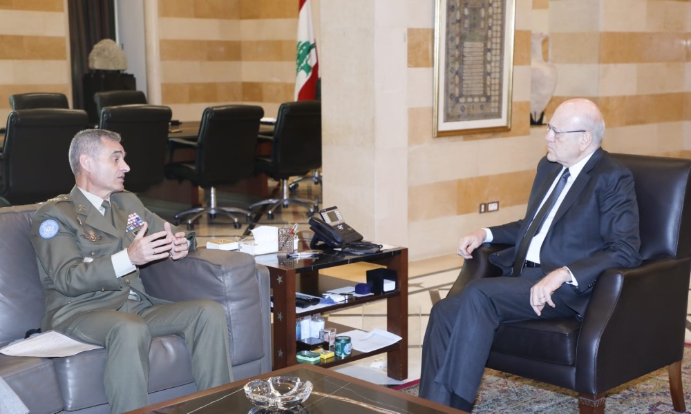 ميقاتي: متمسكون ببقاء اليونيفيل في الجنوب
