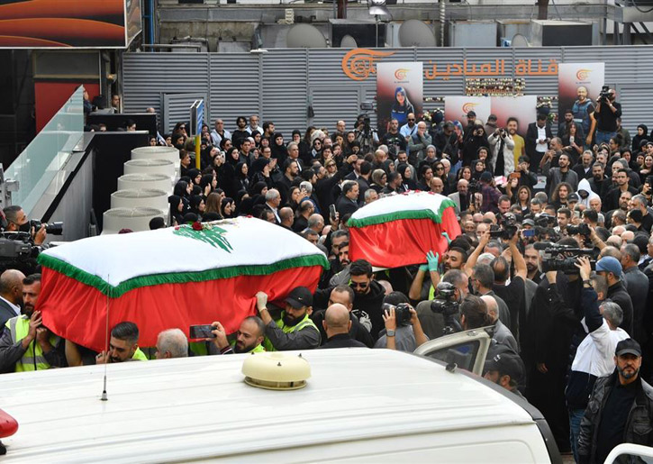 بالفيديو :  مشاركة مهيبة في وداع الشهيدين فرح عمر وربيع معماري  - نقلا عن الزميلة قناة الميادين