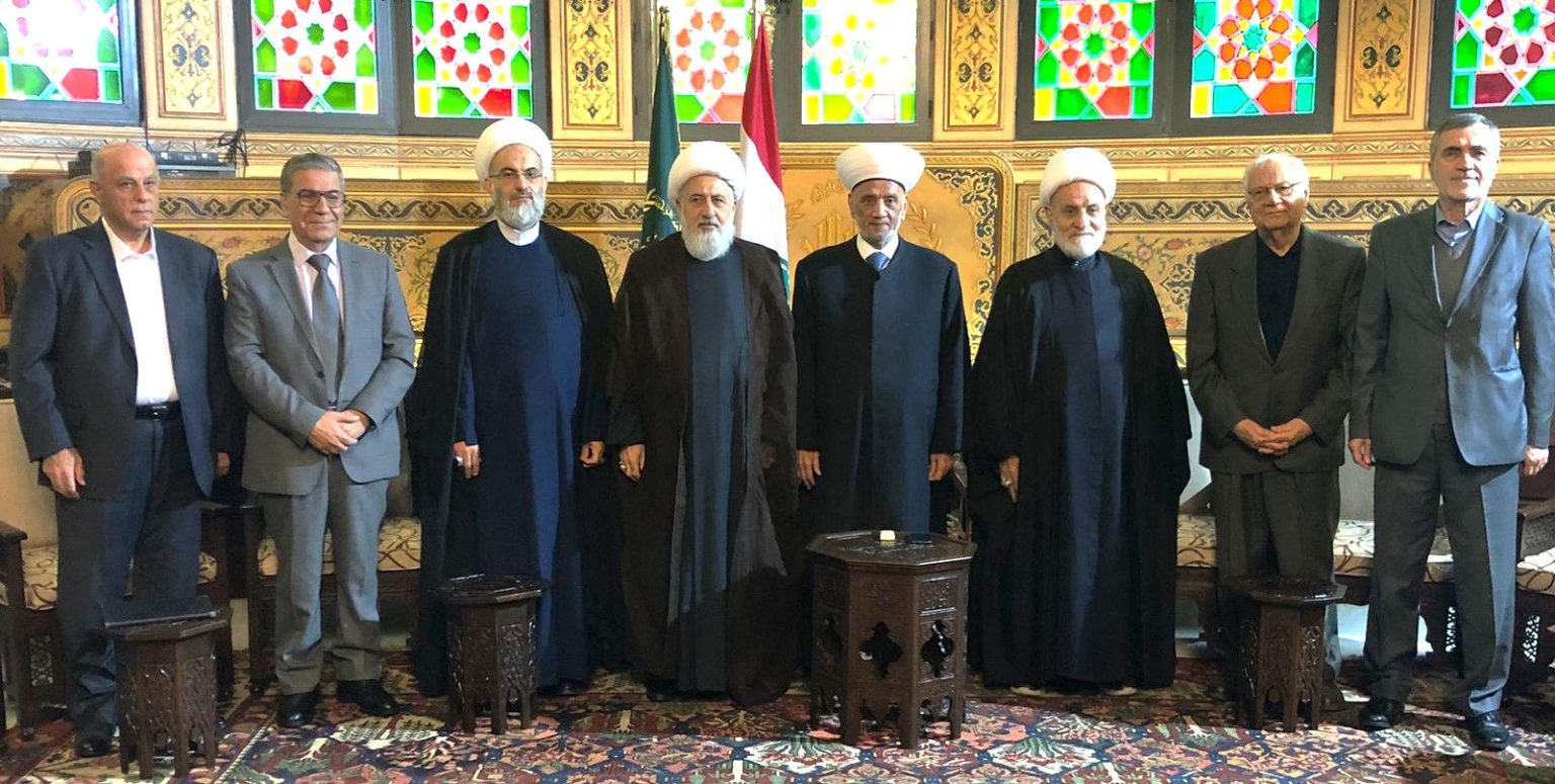 سماحة المفتي يستقبل المجلس الإسلامي الشيعي الأعلى