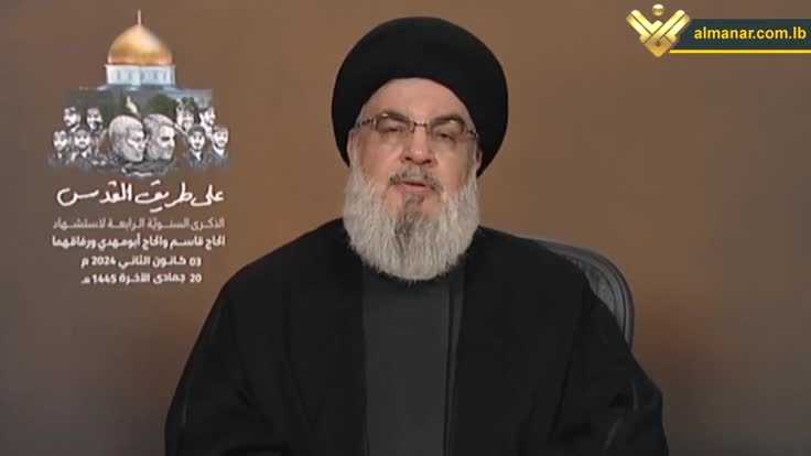 نصرالله للاسرائيليين: بيننا وبينكم الأيام والليالي