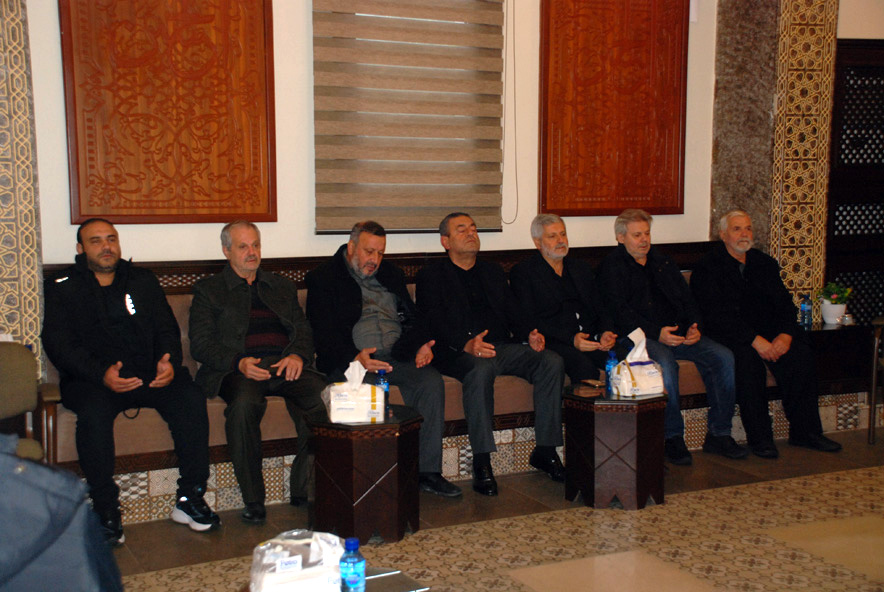 بالفيديو والصور : اليوم الثاني من عزاء المرحومة هيفاء محمد بليطة (أم عباس ) زوجة الحاج أحمد الجبيلي