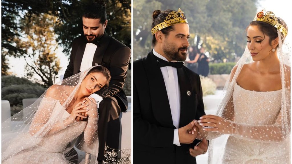 بعد السرية المطلقة&hellip; صور زفاف ناصيف ودانييلا زيتون!
