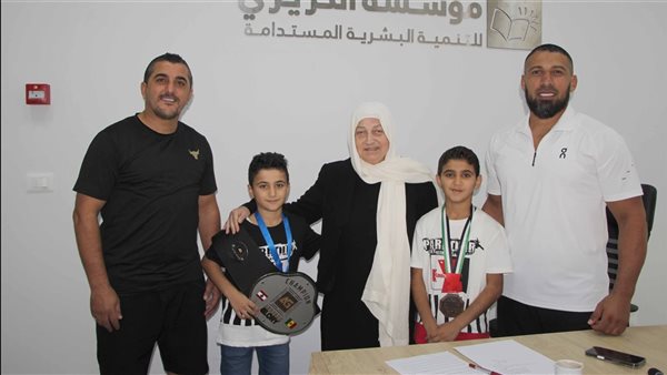 بهية الحريري باركت للبطلين آدم وأمير أحمد السن احرازهما المركزين الثالث والخامس في بطولة العالم للفنون القتالية المختلطة 'MMA'