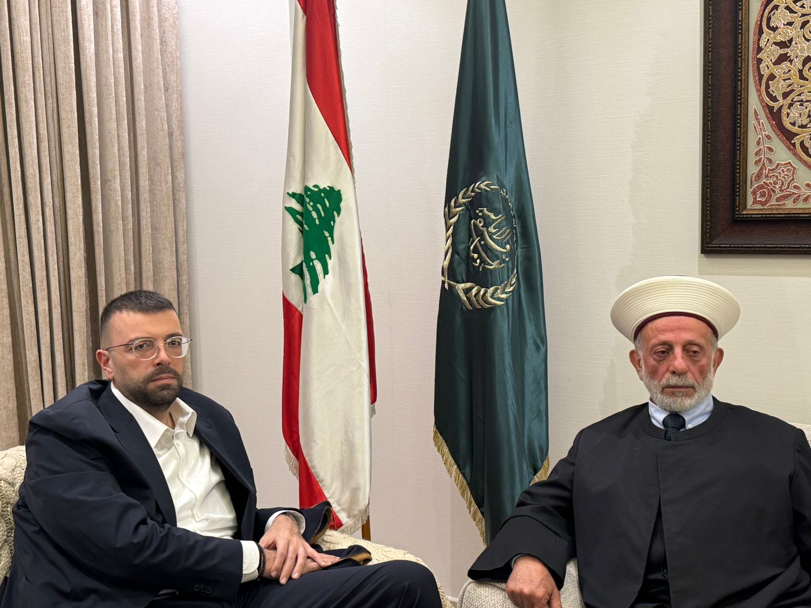 أحمد الحريري يلتقي مفتي حاصبيا ومرجعيون
